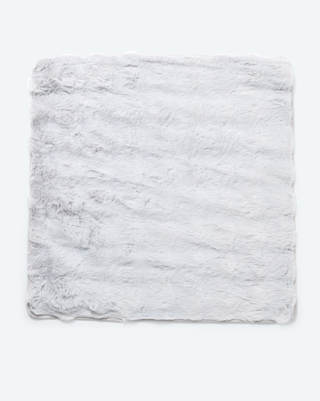 Armlehnen-Auflage in Kaninchenfell-Optik, 2tlg.