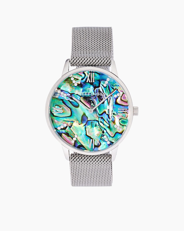 Milanaisebanduhr Edelstahl