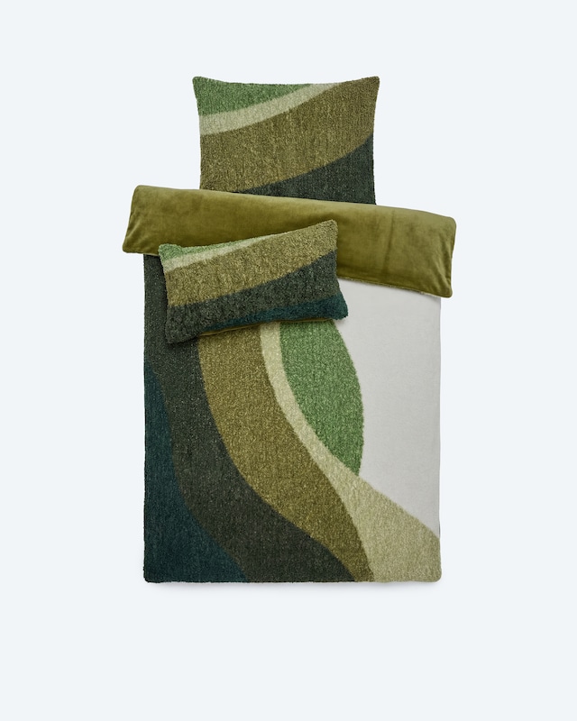 Wendebettwäsche in Teddy-Optik "Ahorn", 3tlg.