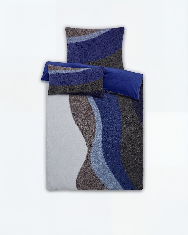 Wendebettwäsche in Teddy-Optik "Ahorn", 3tlg.