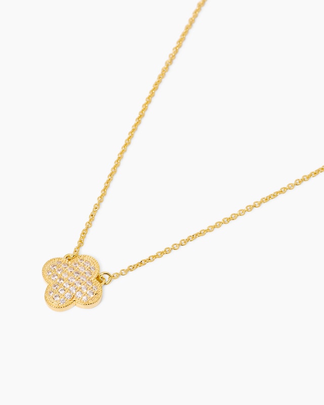 Anhänger mit Zirkonia + Kette