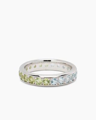 Produktabbildung 4 für Ring mit Peridot & Blautopas