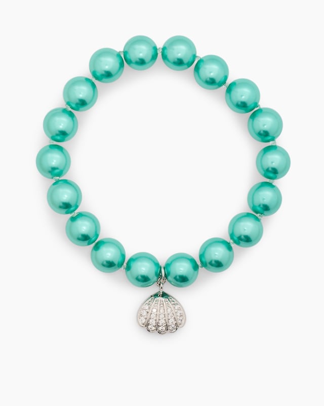 Flexarmband MK-Perle 10 mm & Zirkonia