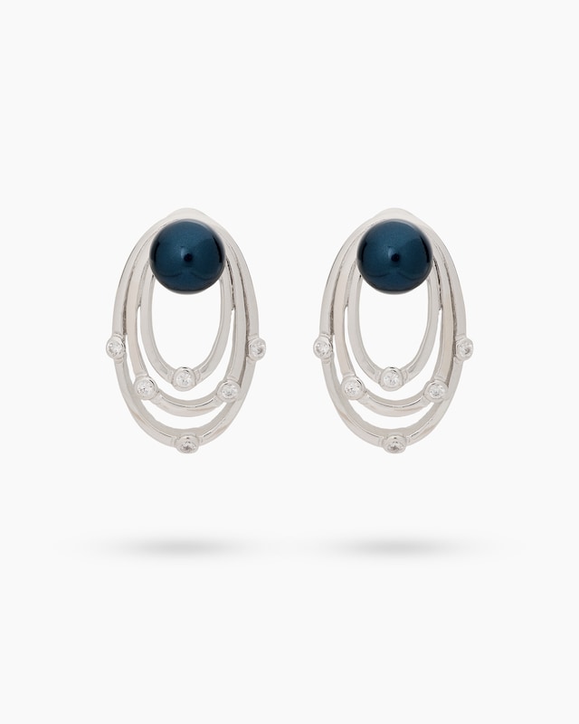 Ohrstecker MK-Perle 7 mm & ZIrkonia