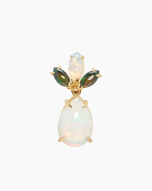 Ohrhänger mit Kristallopal