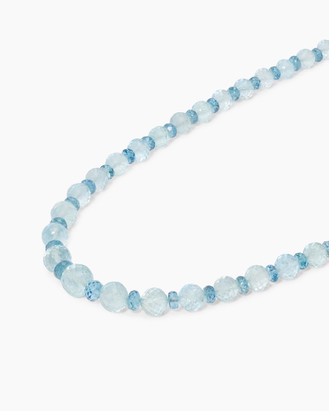 Collier mit Aquamarin