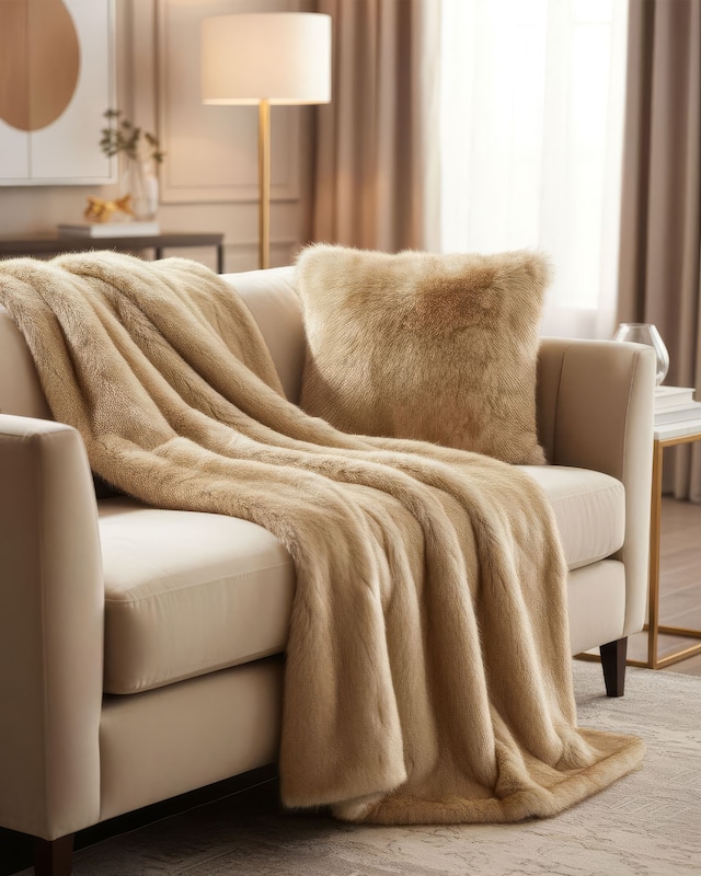 Wendedecke in Fuchsfell-Optik