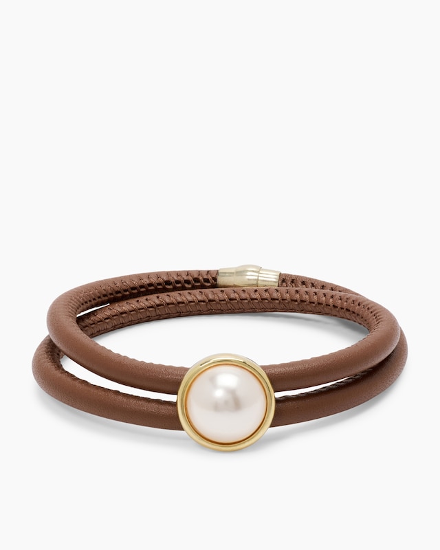 Lederband mit MK-Perle 14 mm