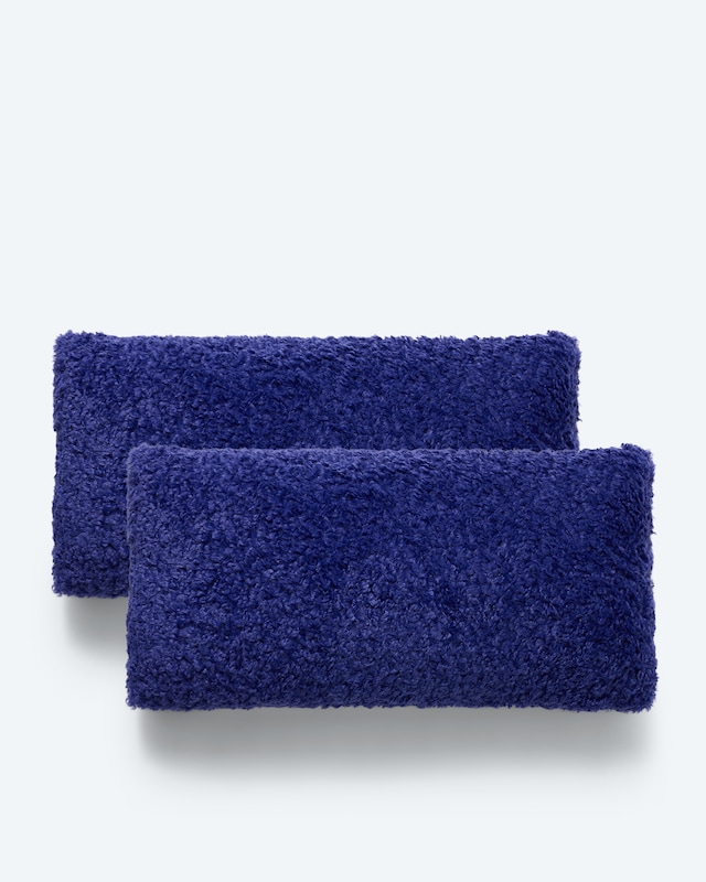 Kissen in Teddy-Optik (30 x 60 cm), 2tlg.