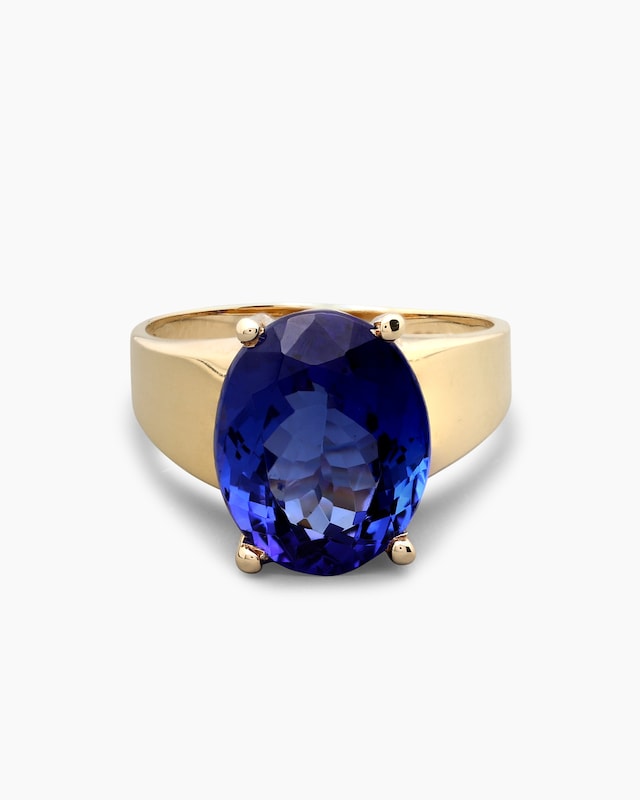 Ring mit Tansanit AAAAA