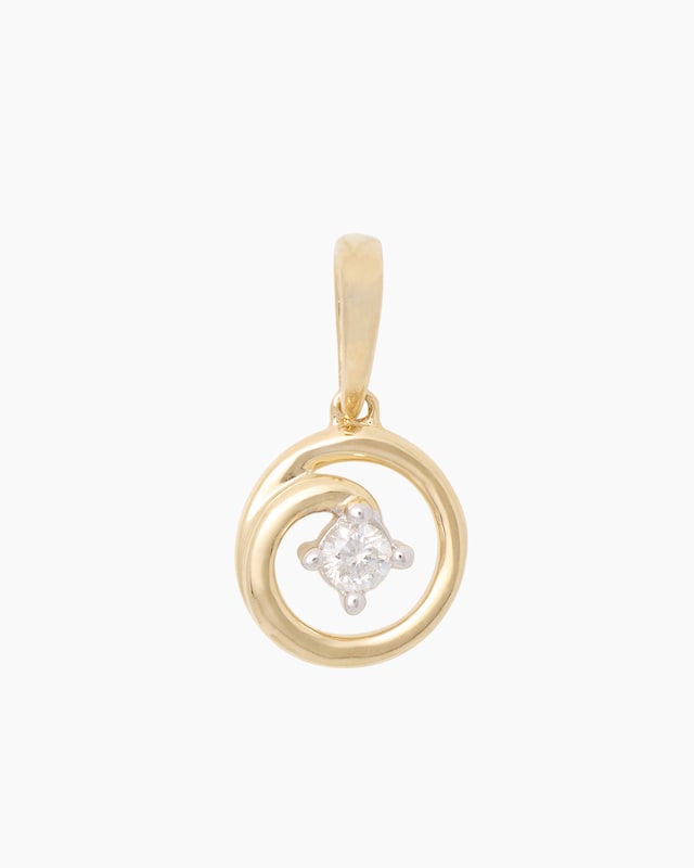 Brillant-Anhänger ca. 0,05 ct