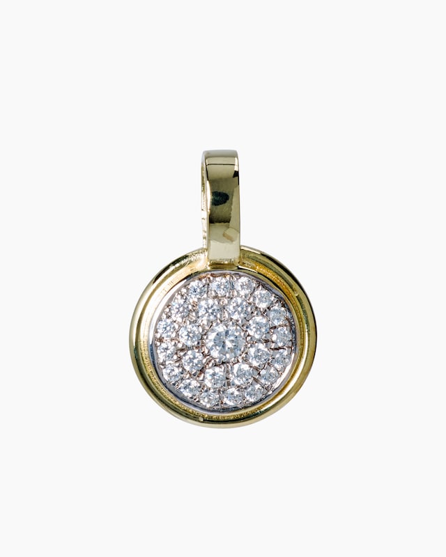 Wendeanhänger mit Brillanten ca. 0,70 ct