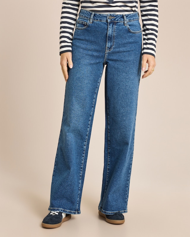Wide Leg Jeanshose