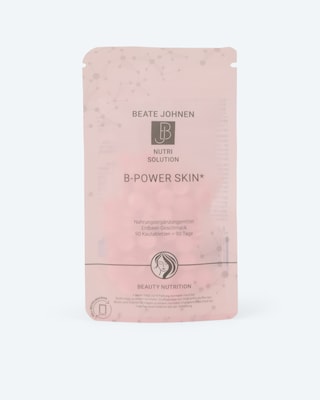 Produktabbildung 1 für B-Power Skin Kautabletten Erdbeer 90 Stk.