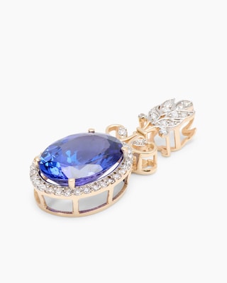 Produktabbildung 2 für Anhänger mit Tansanit AAAAA & Brillanten