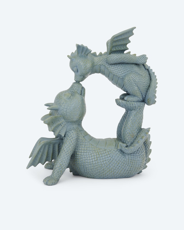 Outdoor Drachenfigur "Mutter & Kind"