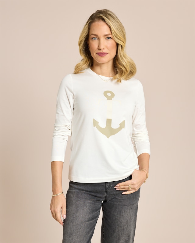 Shirt mit Ankerlogo