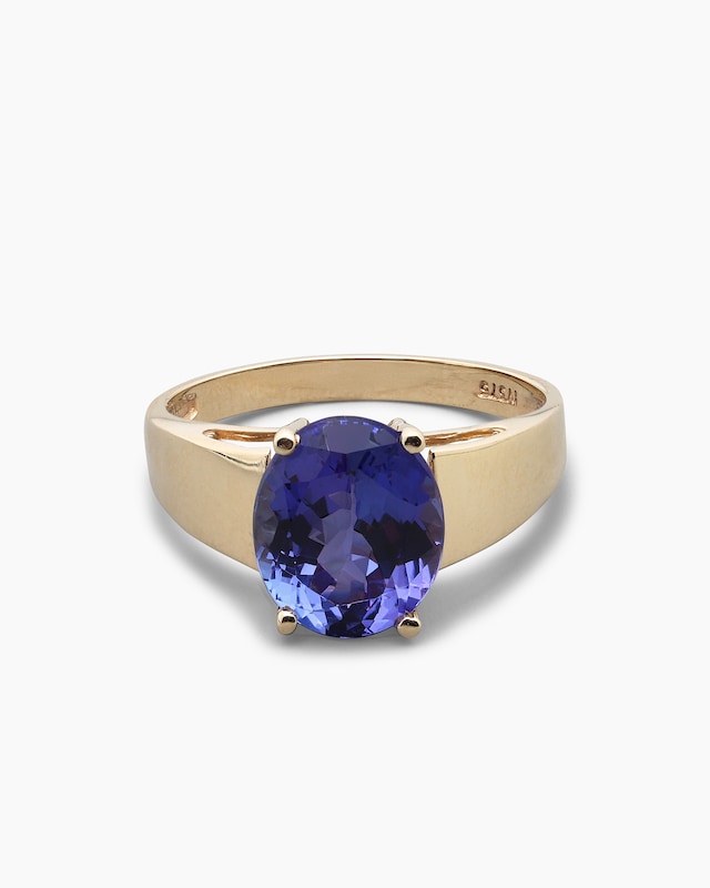 Ring mit Tansanit AAAA