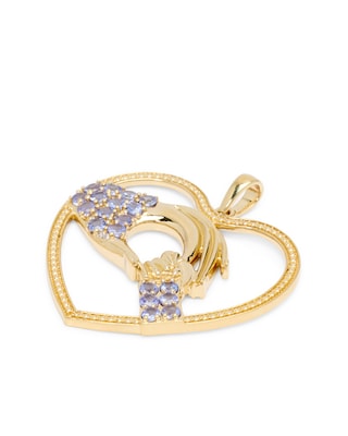 Produktabbildung 2 für Anhänger mit Tansanit AAA + Zirkon