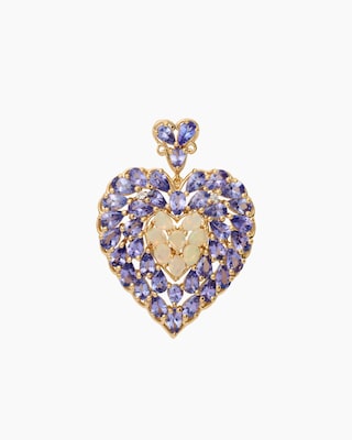 Produktabbildung 1 für Anhänger mit Tansanit AAAA, Opal + Zirkon