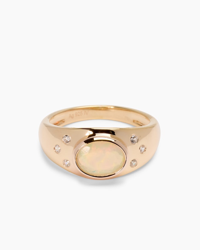 Ring mit Äthiopischem Opal