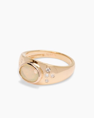 Produktabbildung 2 für Ring mit Äthiopischem Opal