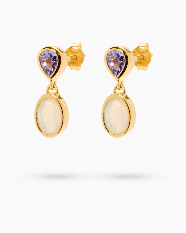 Ohrstecker mit Äthiopischem Opal