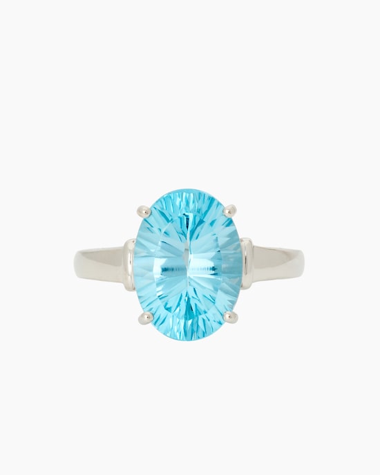 Produktabbildung für Ring mit Swiss Blue Topas