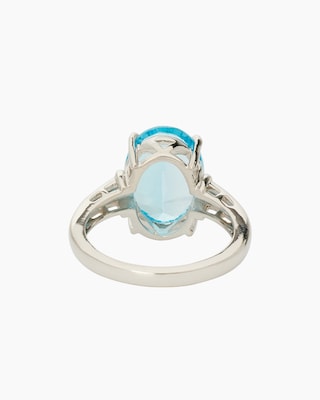 Produktabbildung 4 für Ring mit Swiss Blue Topas