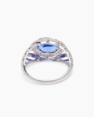 Produktabbildung 4 für Ring mit Tansanit AAAAA Blaues Gold von Afrika & Brillanten