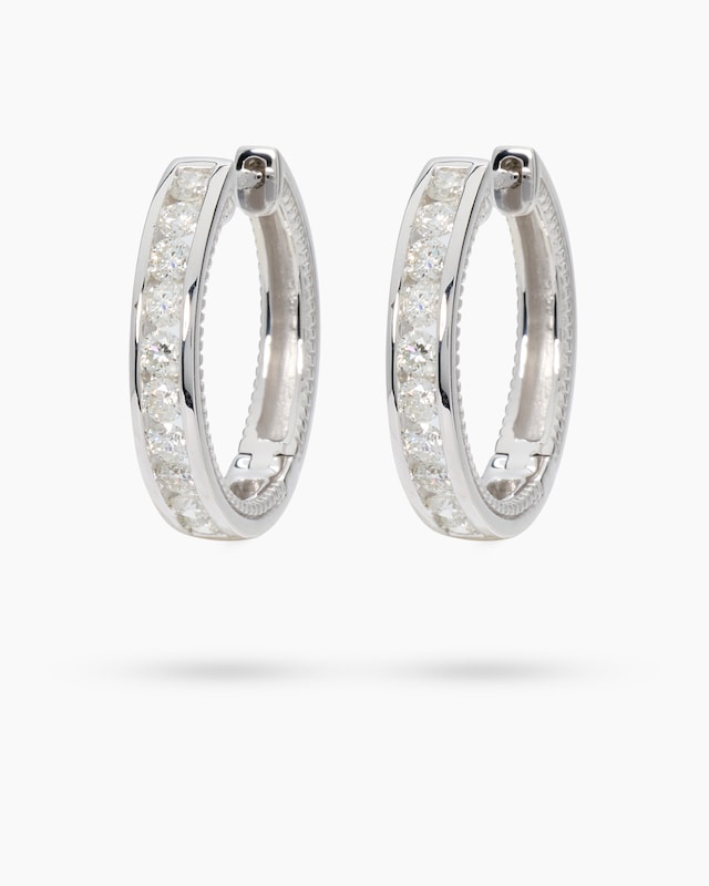 Brillant-Creolen 0,75 ct