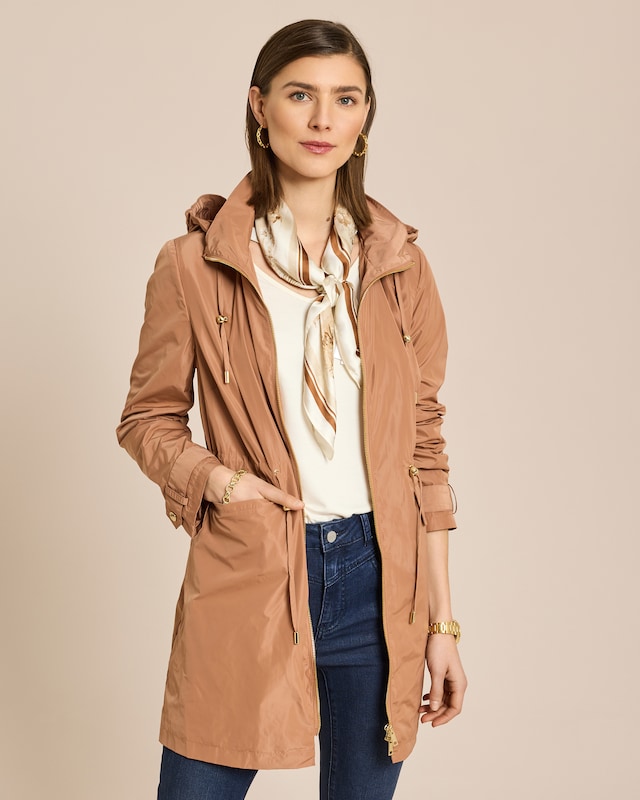 Leichter Parka mit Tunnelzug