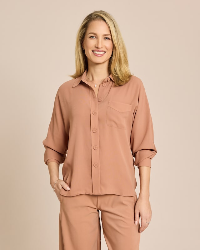 Bluse angeschnittener Arm