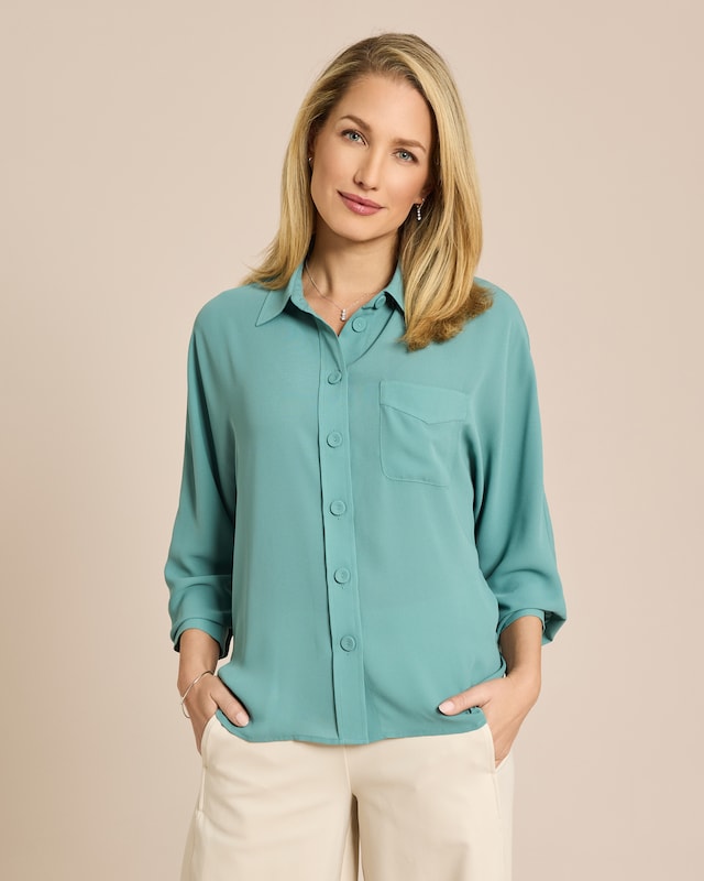 Bluse angeschnittener Arm