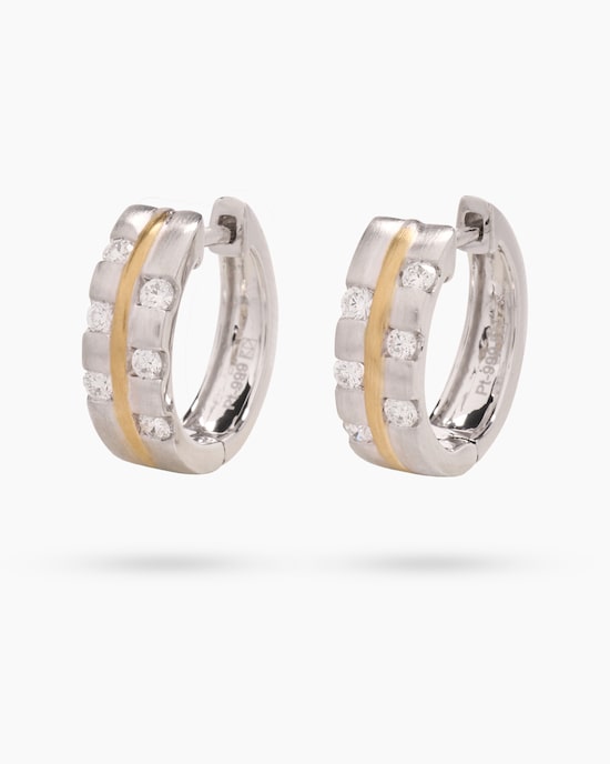 Produktabbildung für Brillant-Creolen ca. 0,30 ct