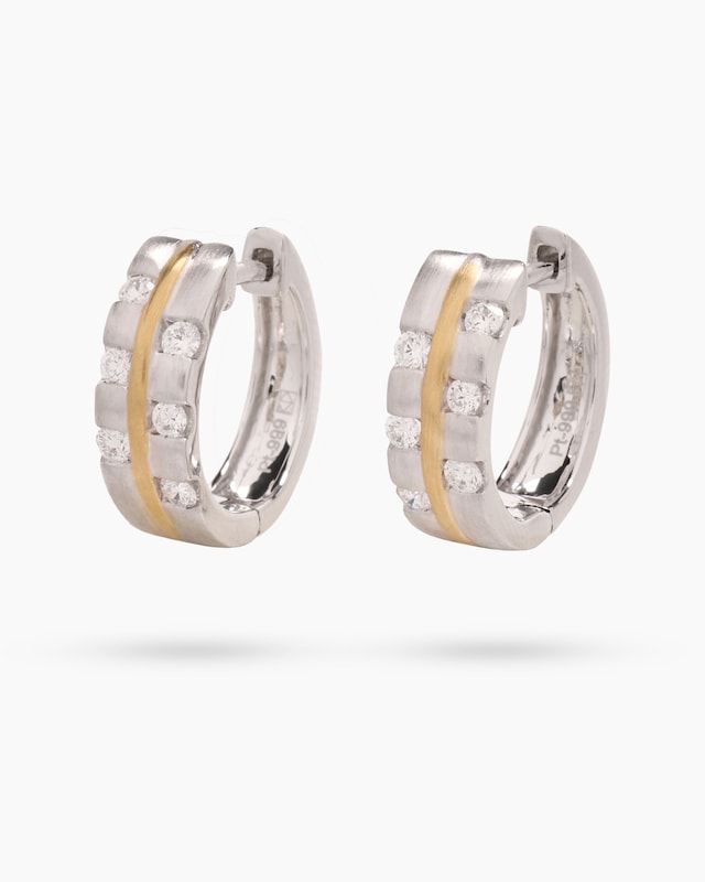 Brillant-Creolen ca. 0,30 ct