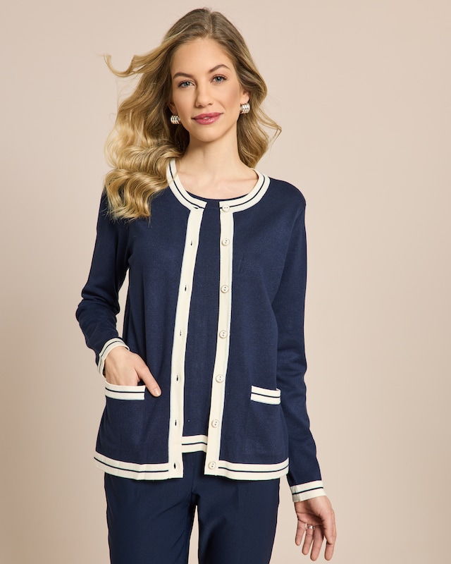 Pullover 2-in-1 im Twin-Set-Look
