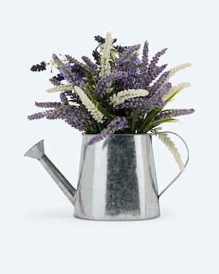 Produktabbildung 1 für Deko-Gießkanne mit LEDs & Blumengesteck