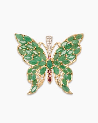 Produktabbildung 1 für Anhänger mit Sambia Smaragd