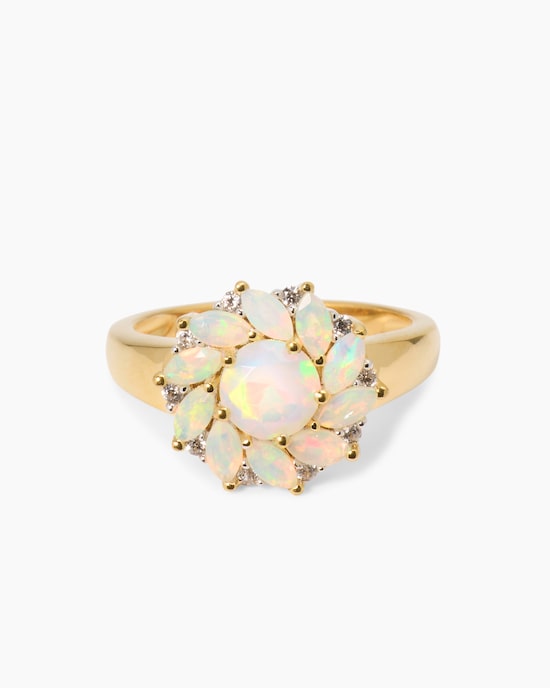 Produktabbildung für Ring mit Äthiopischem Opal