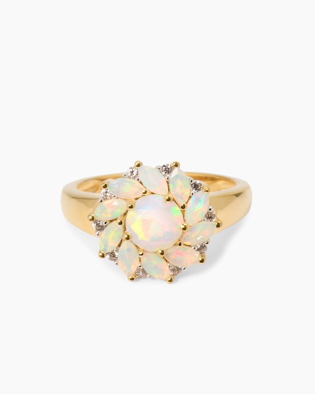 Ring mit Äthiopischem Opal