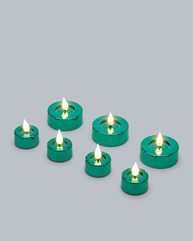 LED-Teelichter Shiny, 7tlg.