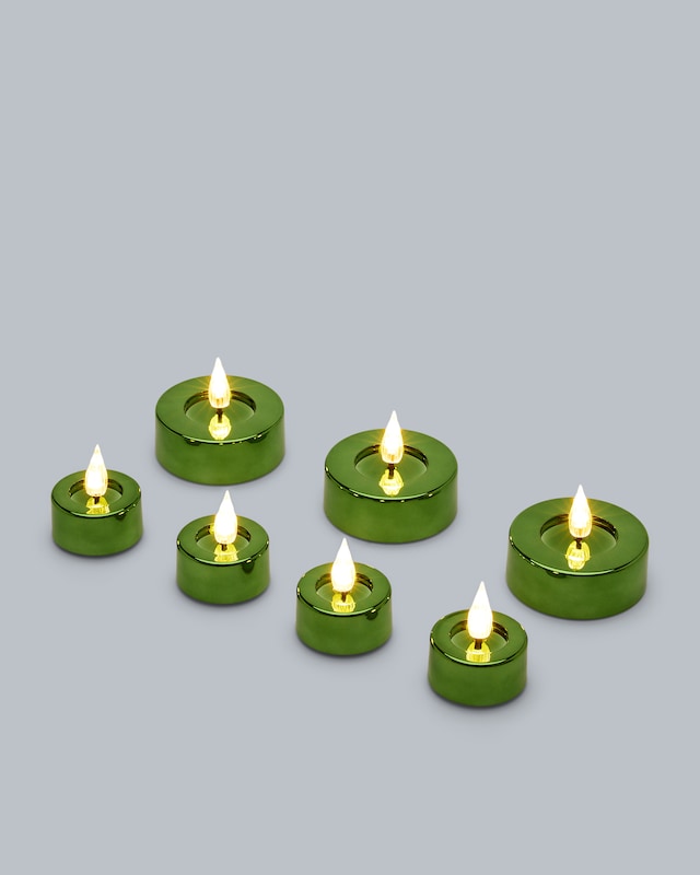 LED-Teelichter Shiny, 7tlg.