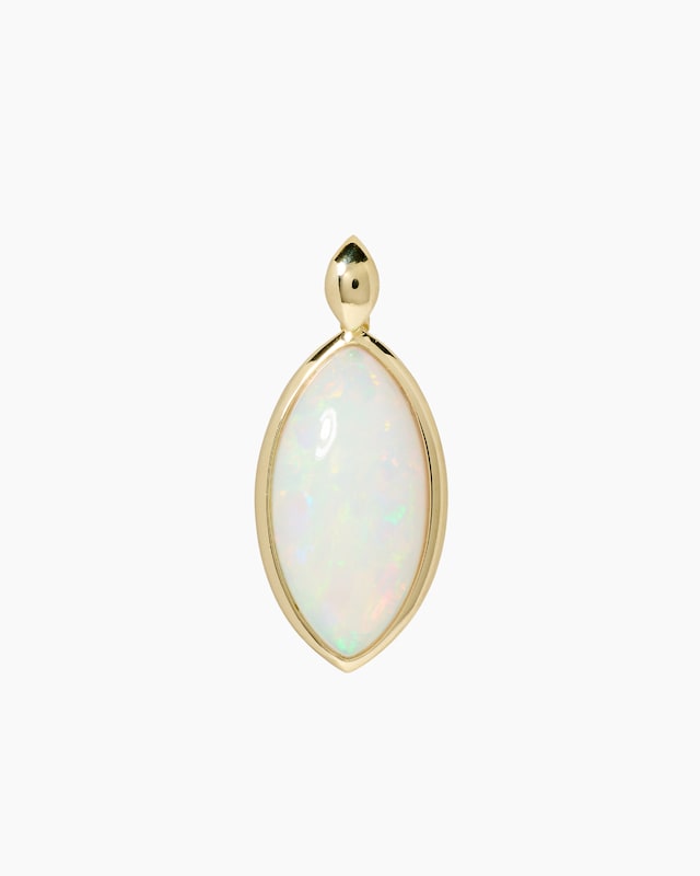 Clipanhänger mit Kristallopal