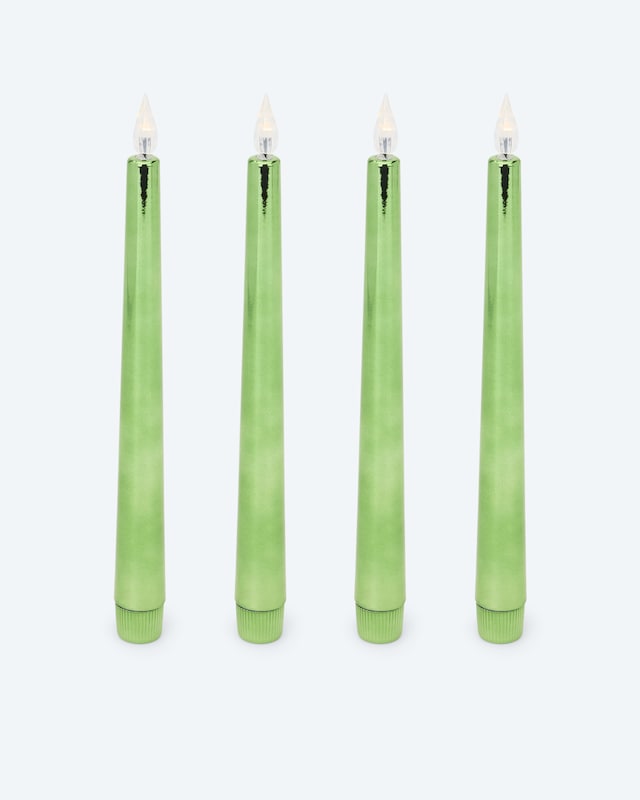 LED-Stabkerzen "Shiny", 4tlg.