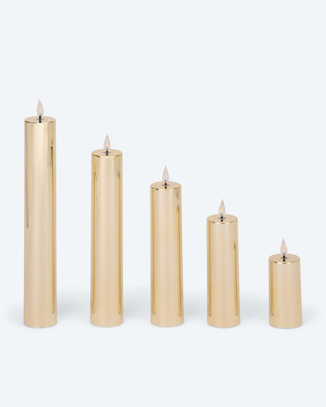 XXL LED-Kerzen "Shiny", 5tlg.