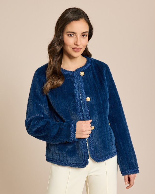 Webpelzjacke modische Optik