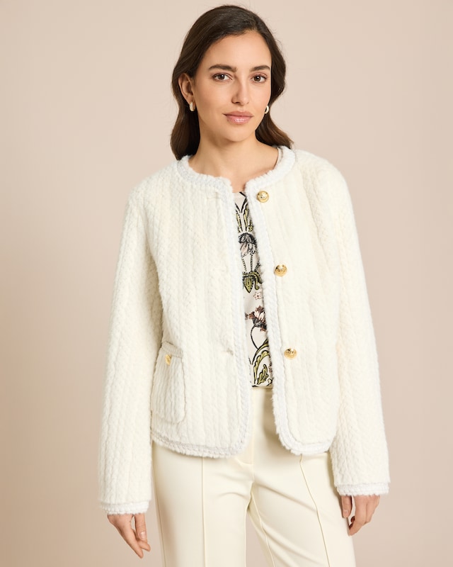 Webpelzjacke modische Optik