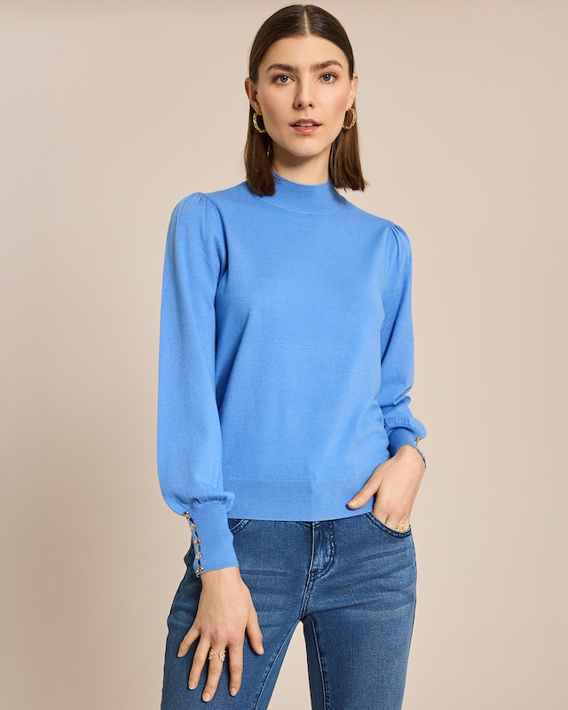 Pullover mit Knöpfen