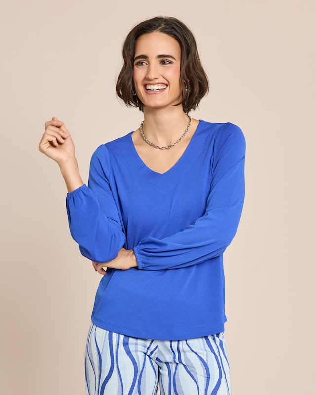 Shirt in gecreppter Qualität